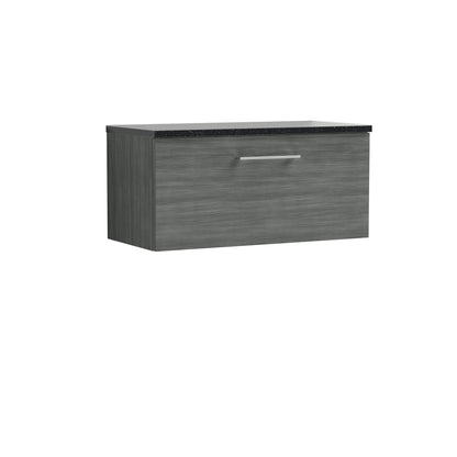 Nuie Arno 800mm Wall Hung 1 Drawer Vanity & Basin/worktop