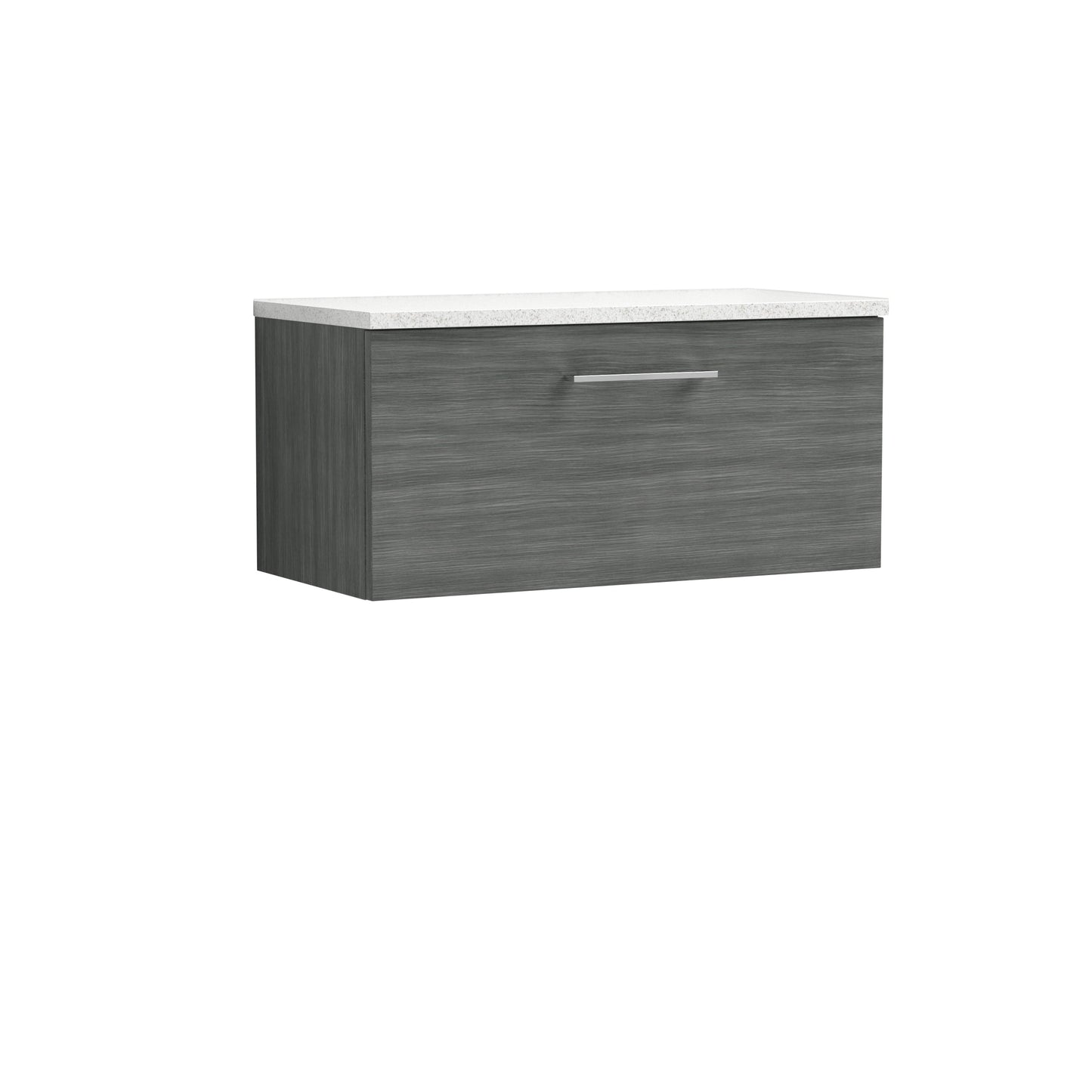 Nuie Arno 800mm Wall Hung 1 Drawer Vanity & Basin/worktop