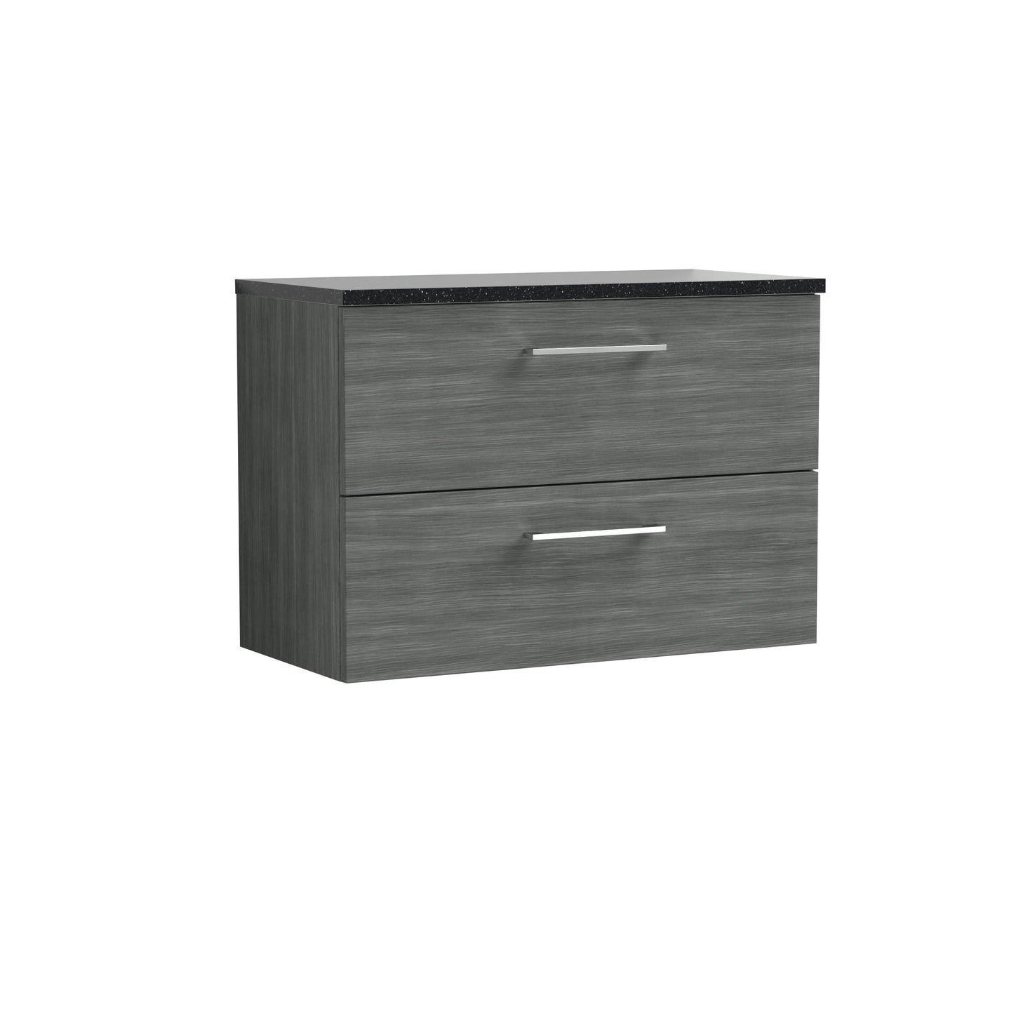 Nuie Arno 800mm Wall Hung 2 Drawer Vanity & Basin/worktop