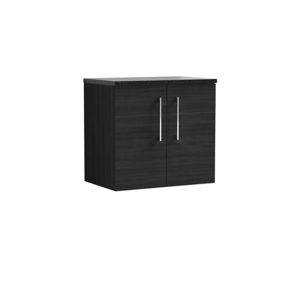 Nuie Arno 600mm Wall Hung 2 Door Vanity & Basin/Worktop