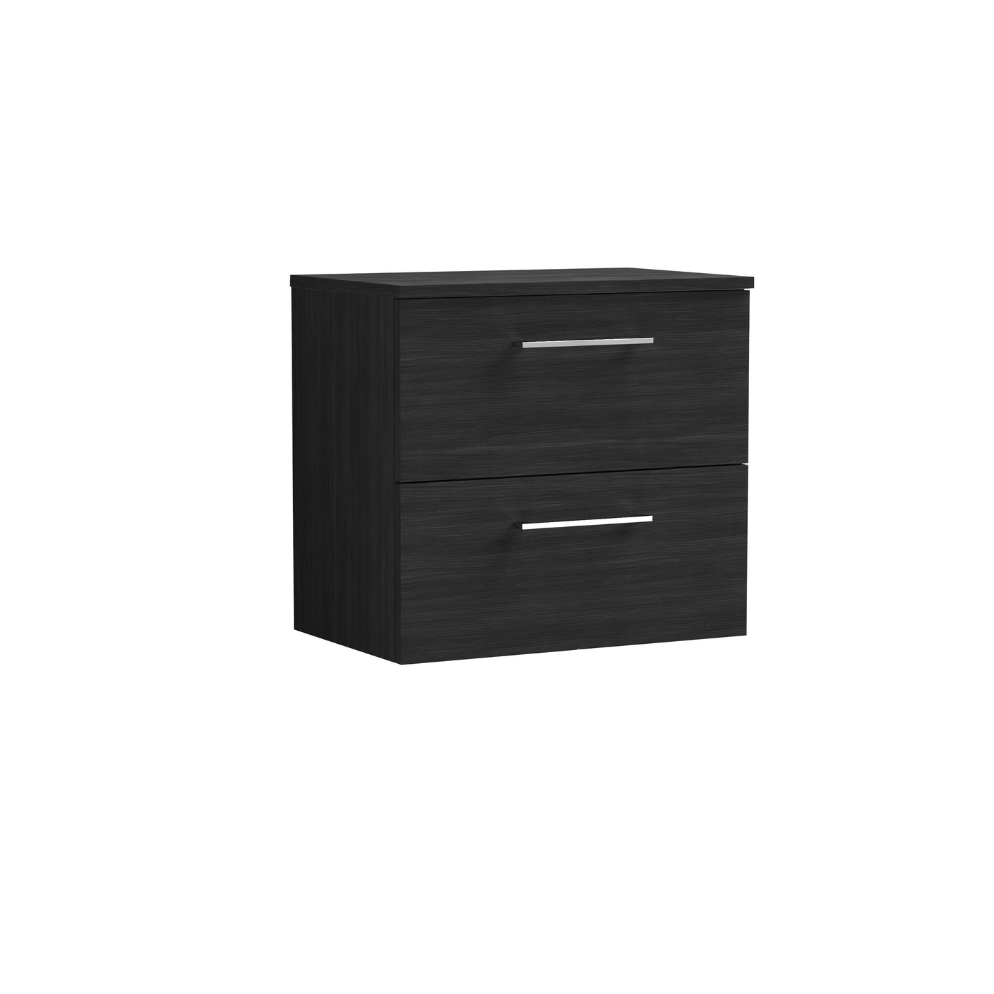 Nuie Arno 600mm Wall Hung 2 Drawer Vanity & Basin/worktop