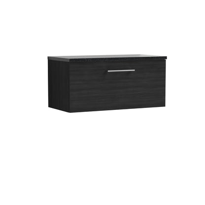 Nuie Arno 800mm Wall Hung 1 Drawer Vanity & Basin/worktop