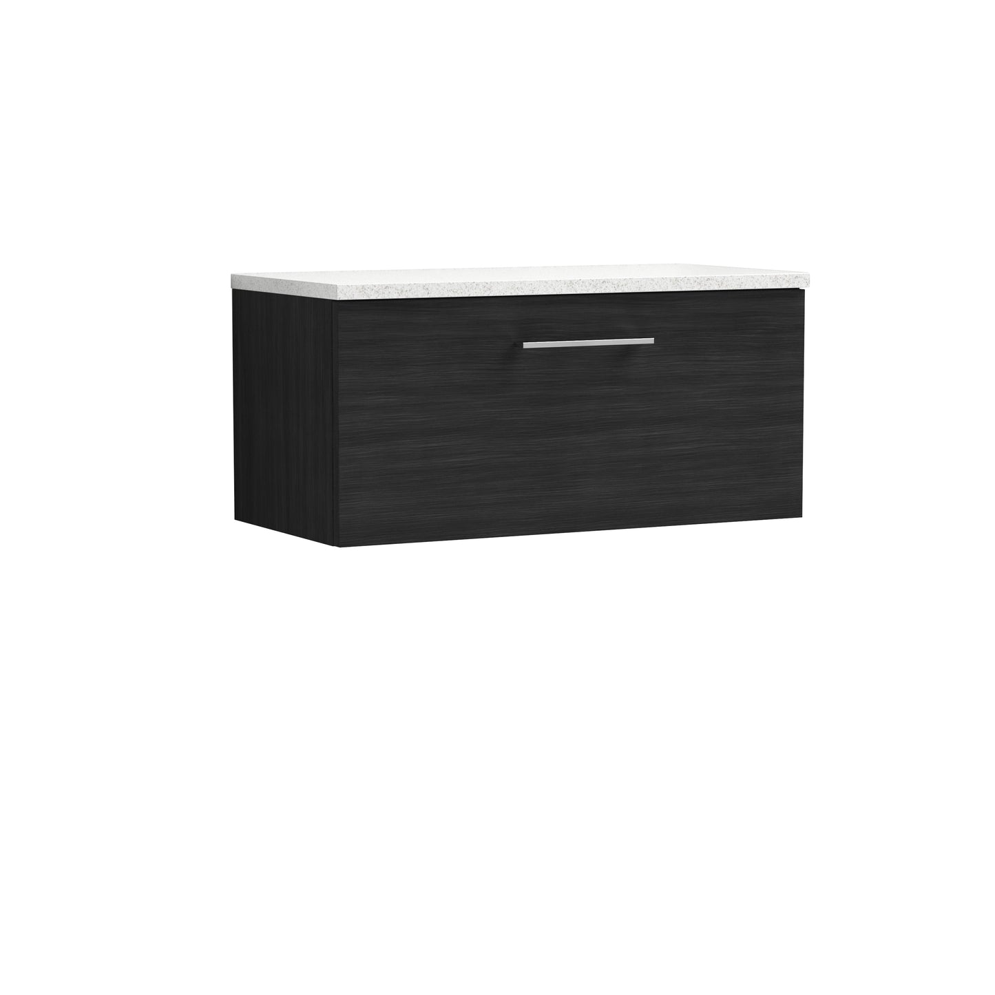 Nuie Arno 800mm Wall Hung 1 Drawer Vanity & Basin/worktop