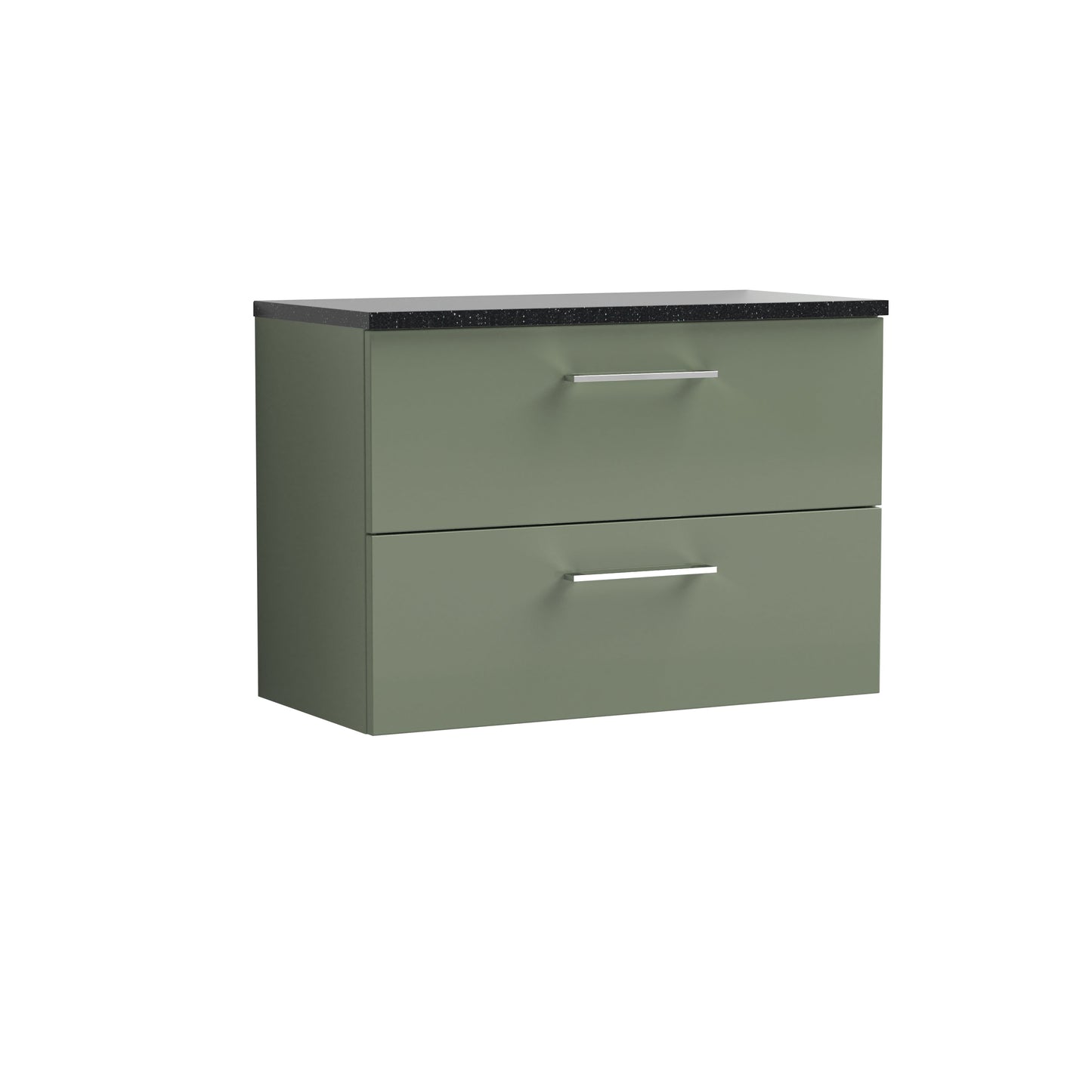 Nuie Arno 800mm Wall Hung 2 Drawer Vanity & Basin/worktop