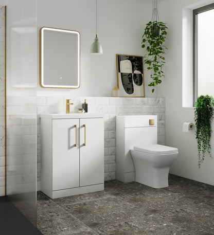 Nuie Arno 500mm Floor Standing 2 Door Vanity & Basin