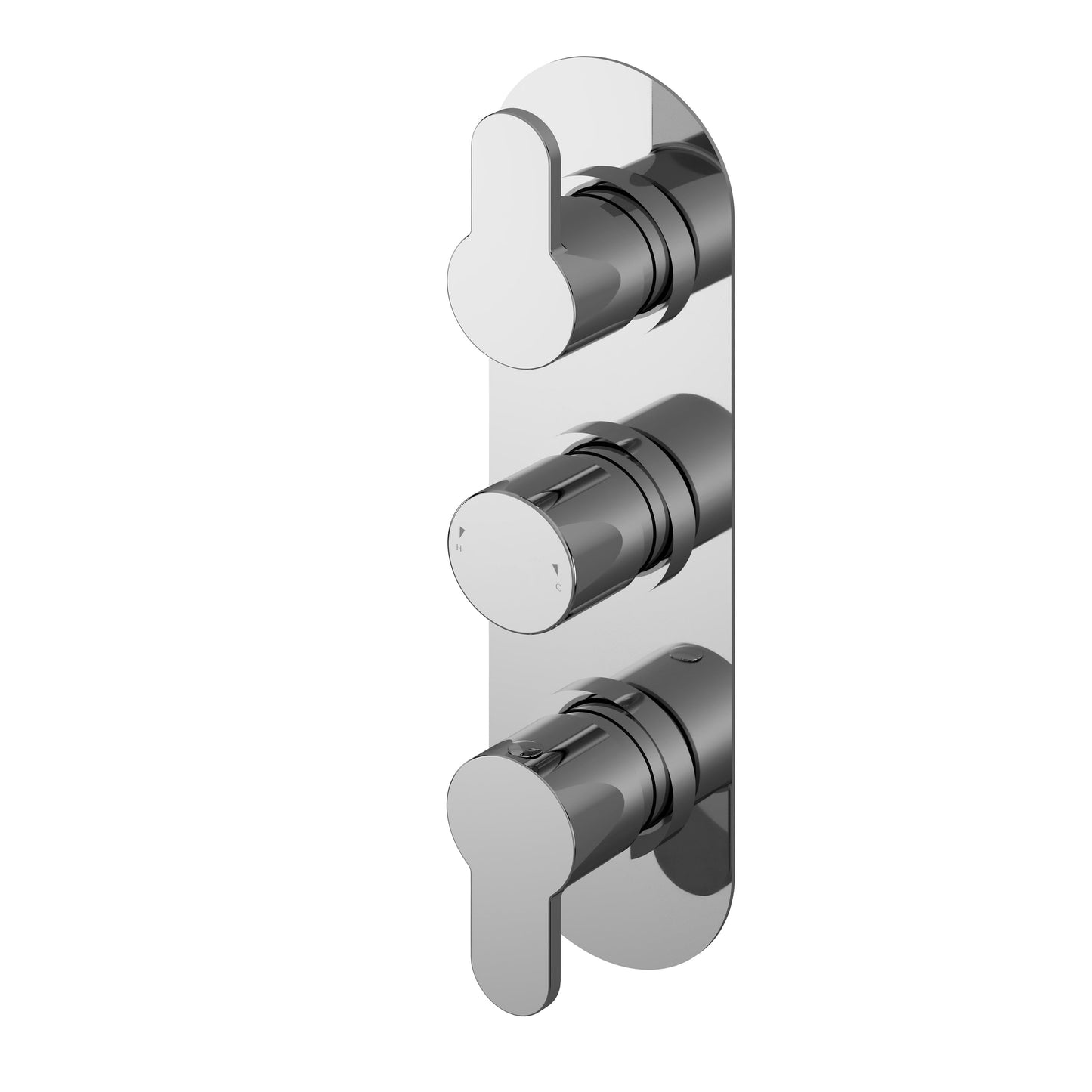 Nuie Arvan Triple Thermostatic Valve