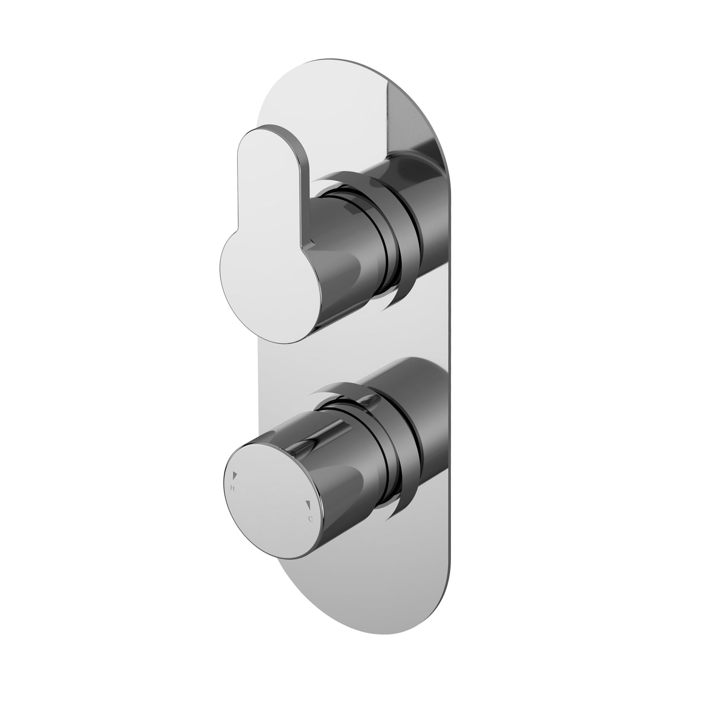 Nuie Arvan Thermostatic Twin Valve