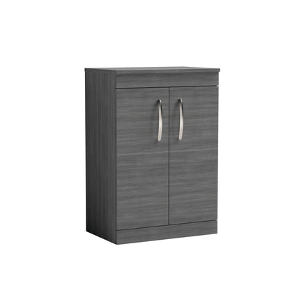 Nuie Athena Floor Standing 2-Door Vanity With Co-ordinating Worktop