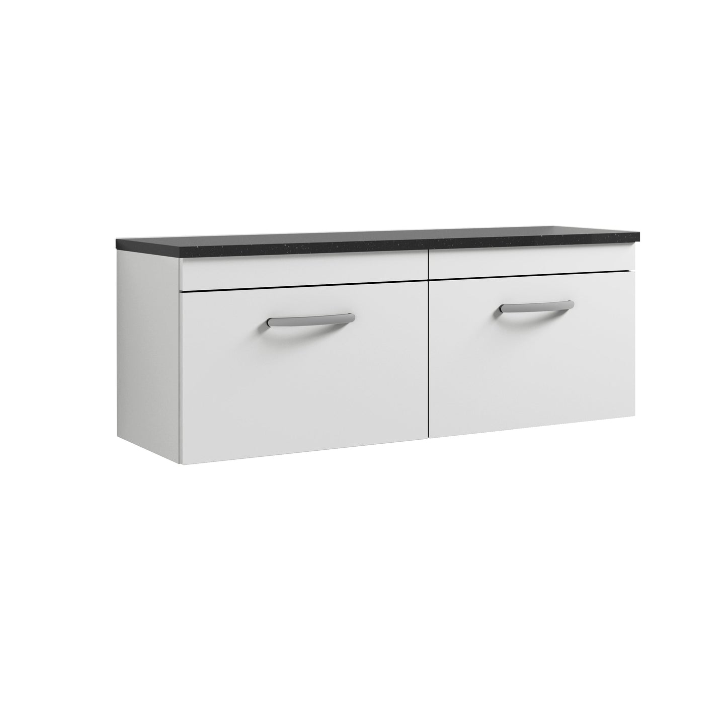 Nuie Athena Wall Hung 2-Drawer Unit & Laminate Worktop