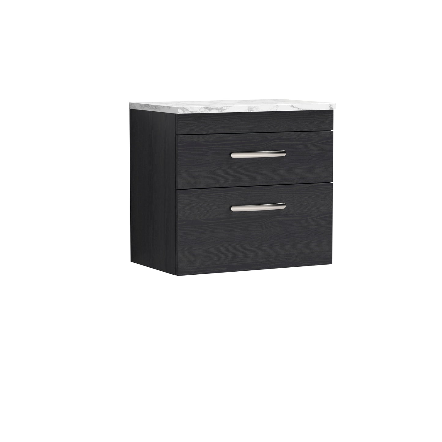 Nuie Athena Wall Hung 2-Drawer Unit & Laminate Worktop