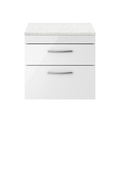 Nuie Athena Wall Hung Vanity With Worktop