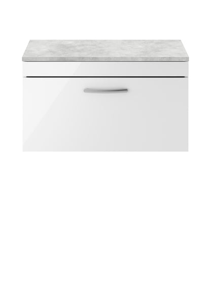 Nuie Athena Wall Hung Vanity With Worktop