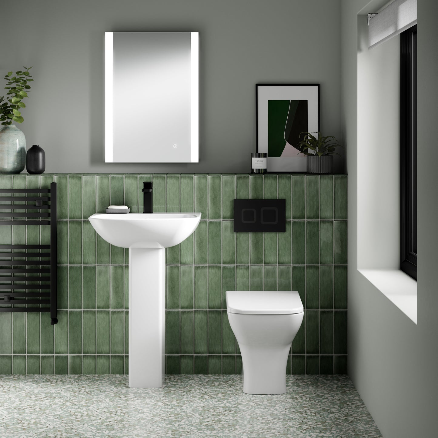 Nuie Ava Back to Wall Toilet with Seat