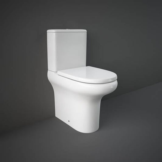 RAK-Compact Deluxe 450mm High Rimless Close Coupled Fully Back to Wall WC