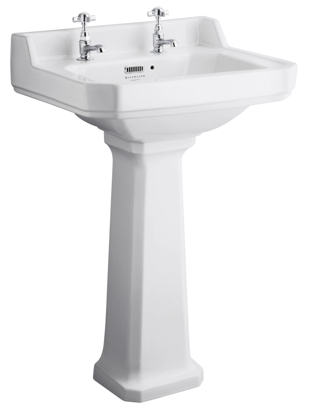 Bayswater Fitzroy 560mm Pedestal Basin - White