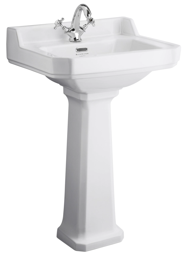 Bayswater Fitzroy 560mm Pedestal Basin - White