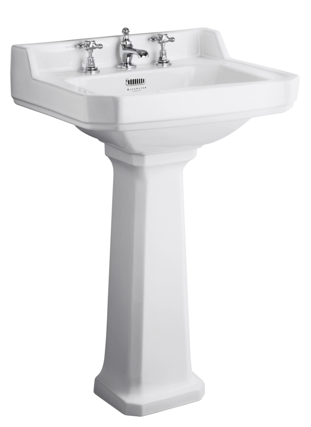 Bayswater Fitzroy 560mm Pedestal Basin - White