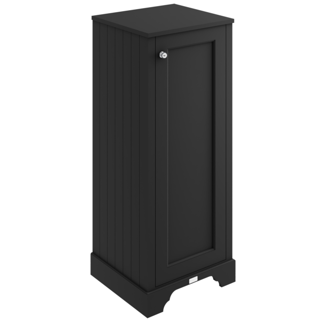 Bayswater 465mm x 1180mm Tall Boy Cabinet - Matt Black