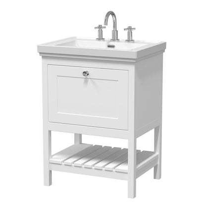 Hudson Reed Bexley Floor Standing Vanity & Basin/Marble Top