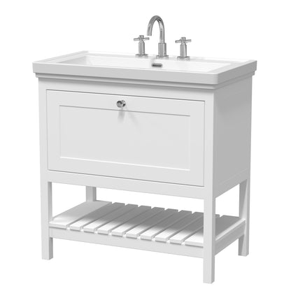 Hudson Reed Bexley Floor Standing Vanity & Basin/Marble Top