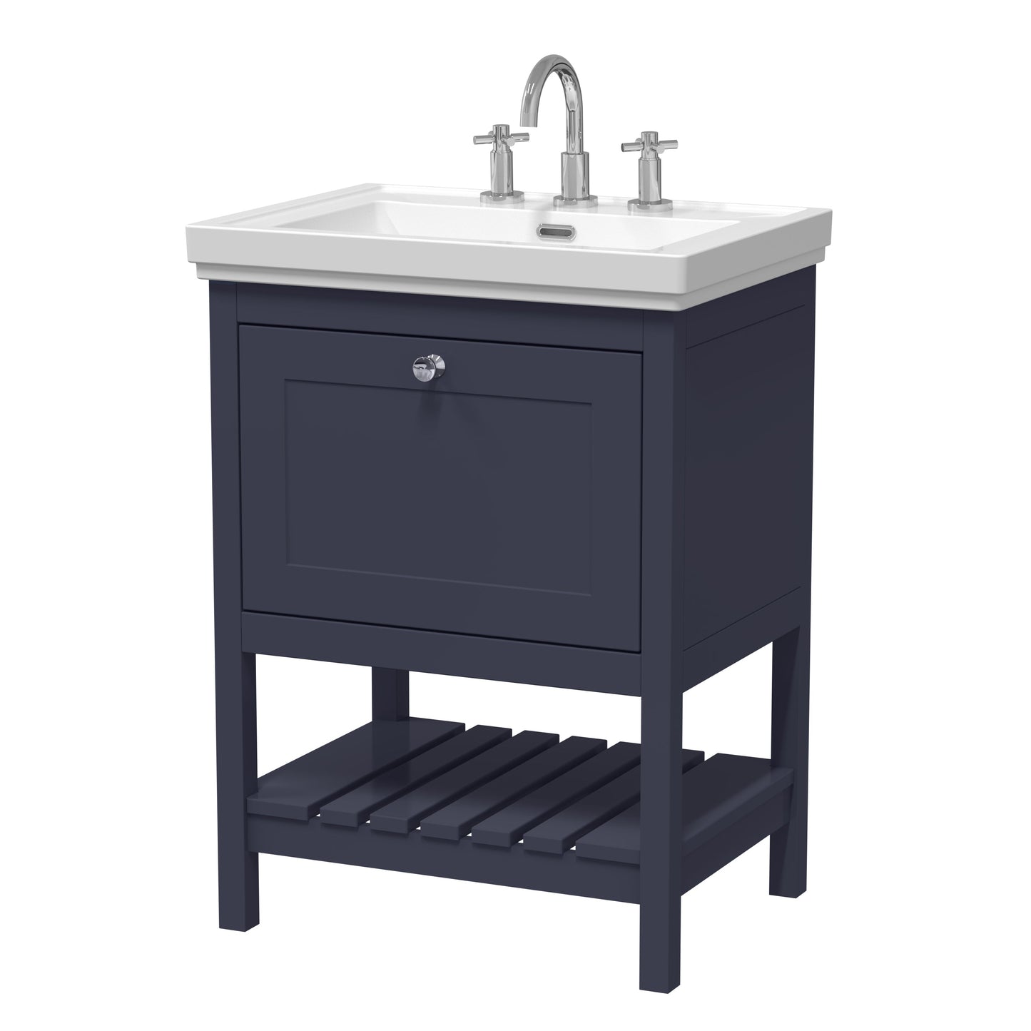 Hudson Reed Bexley Floor Standing Vanity & Basin/Marble Top