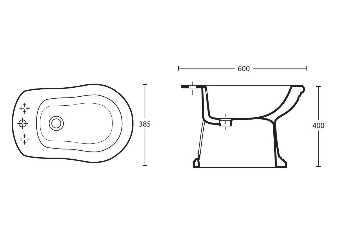 Imperial Regent Free Standing Bidet