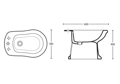 Imperial Regent Free Standing Bidet