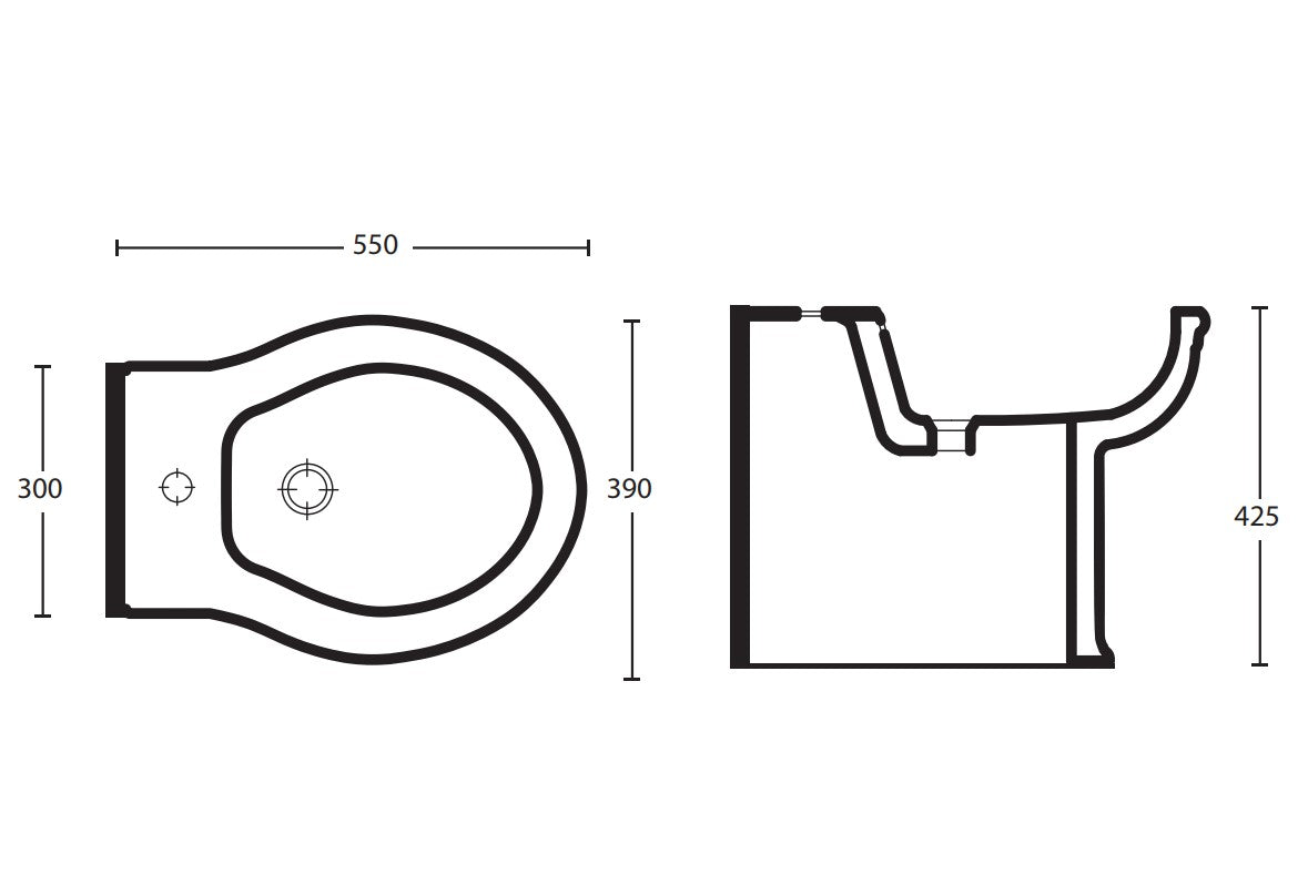 Imperial Regent Back To Wall Bidet