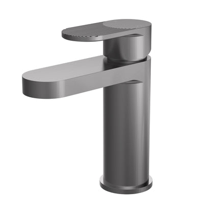 Nuie Cyprus Fluted Mono Basin Mixer with Push Button Waste