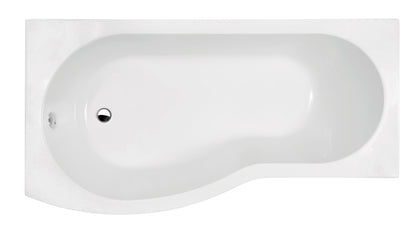 Nuie B Style Shower Bath with optional Curved Shower Screen