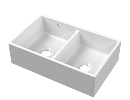 Nuie Butler Sink Stepped Weir & Overflow 795 x 500 x 220