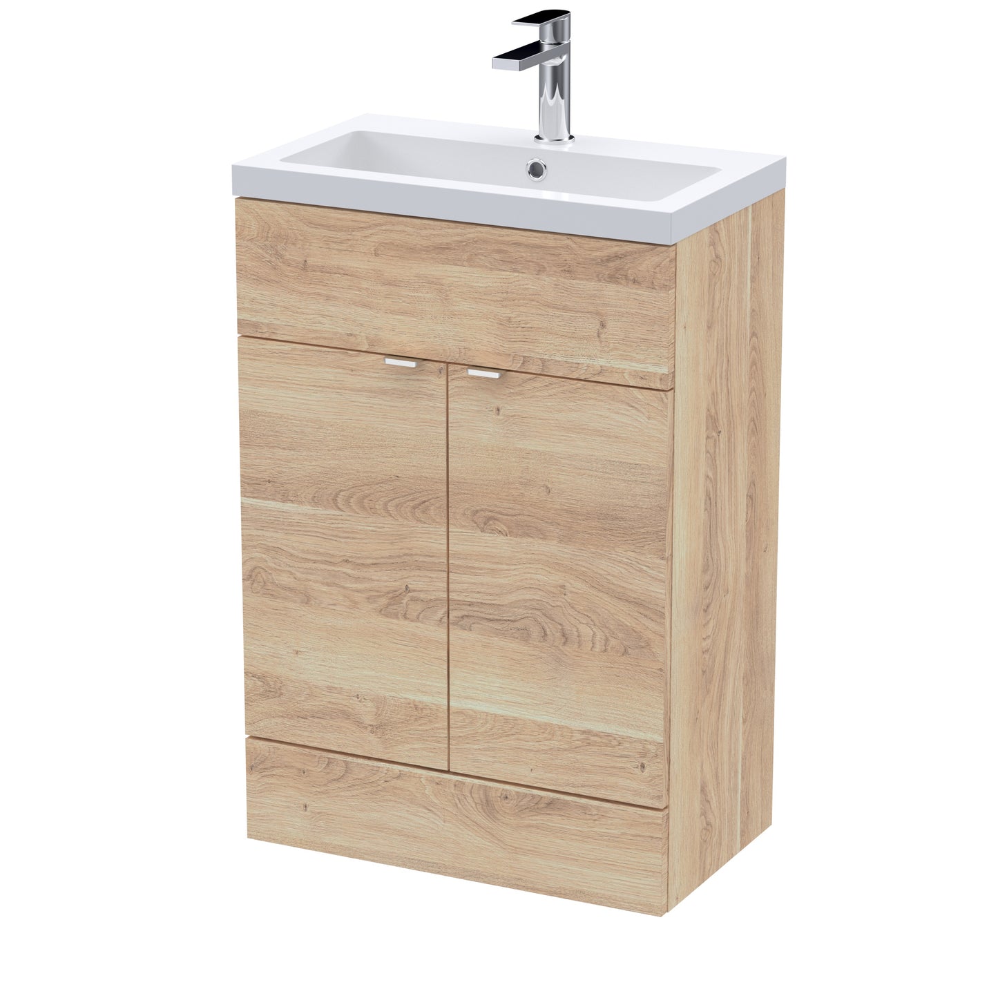 Hudson Reed Fusion Full Depth Floorstanding 2-Door Vanity Unit With Basin