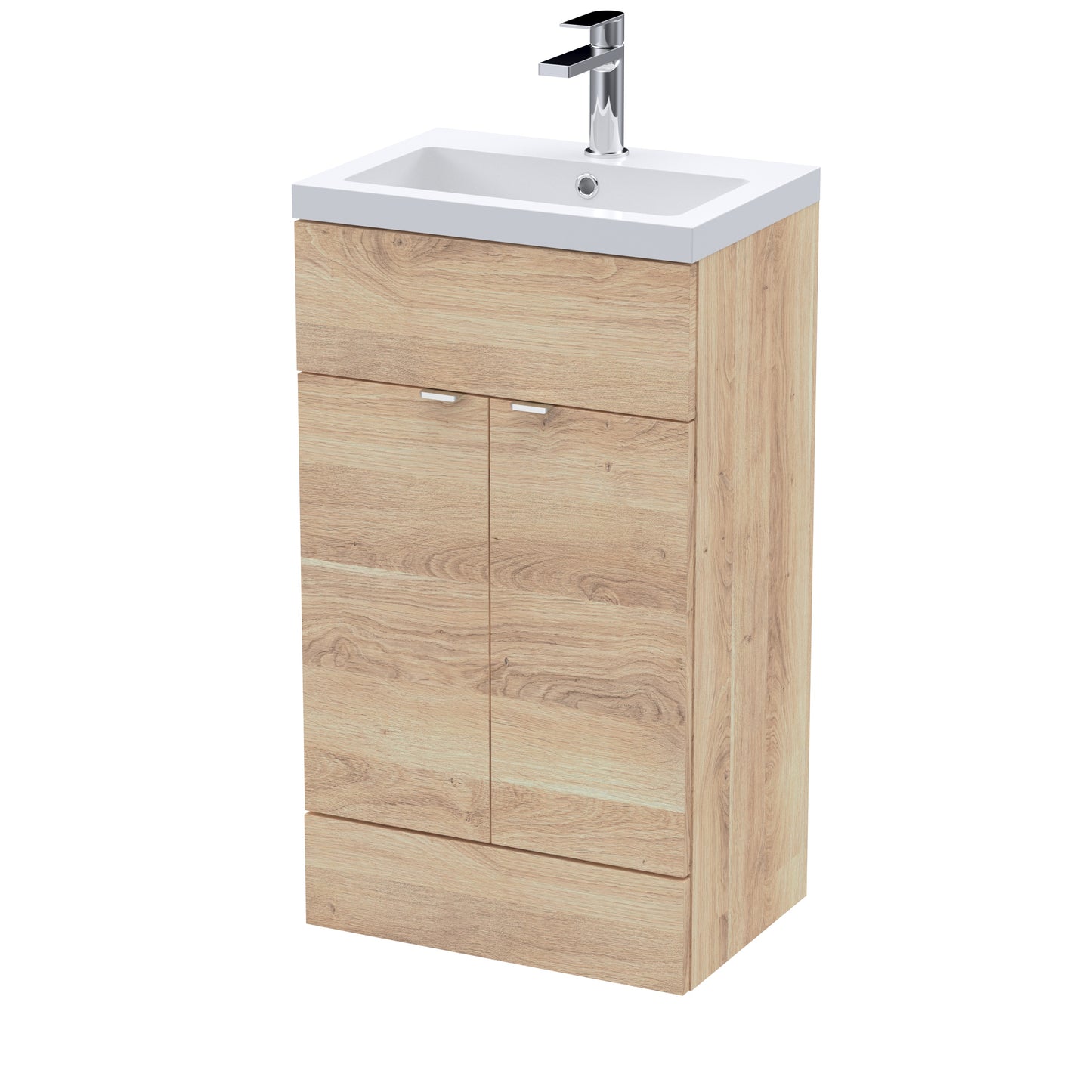 Hudson Reed Fusion Full Depth Floorstanding 2-Door Vanity Unit With Basin