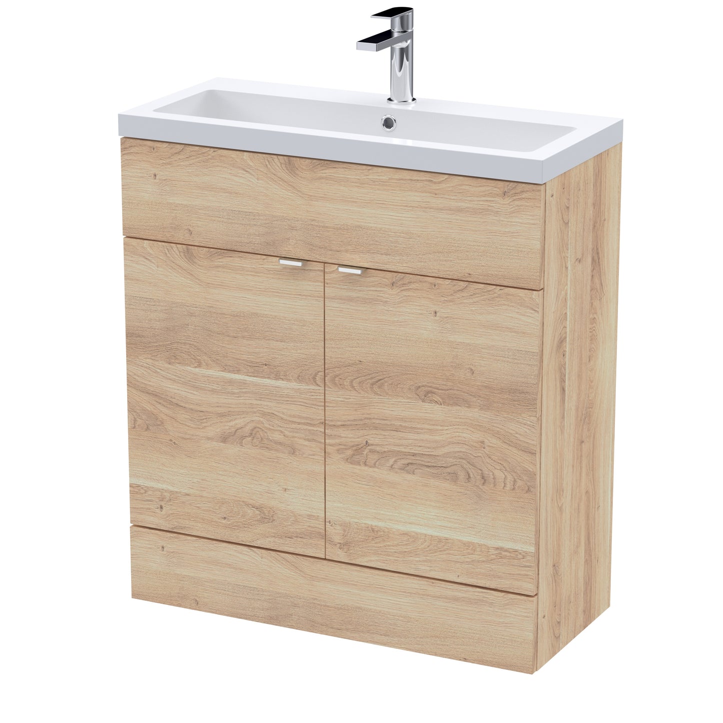 Hudson Reed Fusion Full Depth Floorstanding 2-Door Vanity Unit With Basin