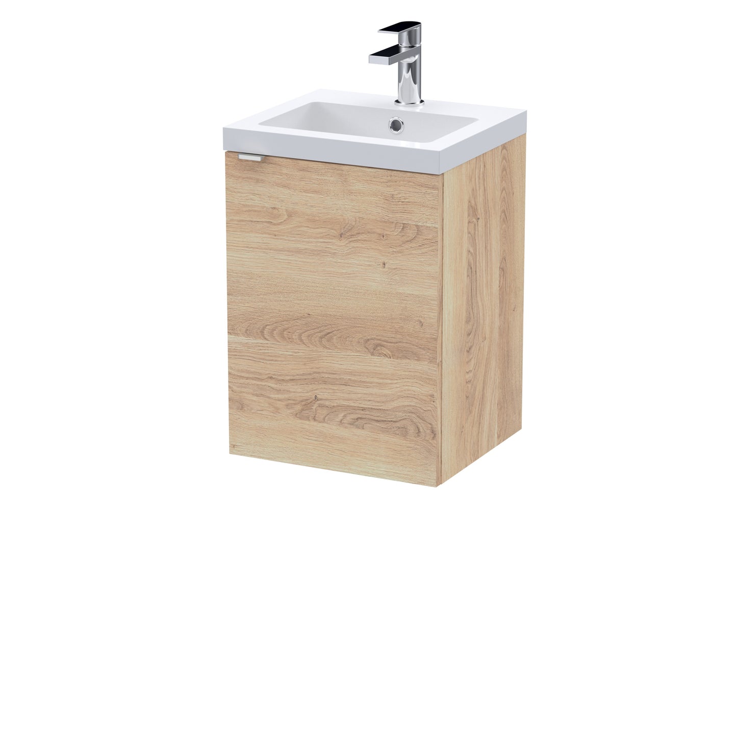 Hudson Reed Fusion 400mm Full Depth Wall Hung 1-Door Vanity Unit with Basin