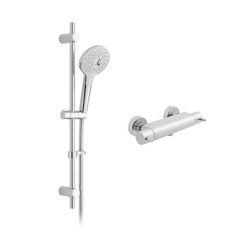 Vado Celsius Exposed round thermostatic Showr Set with 1/2” shower valve
