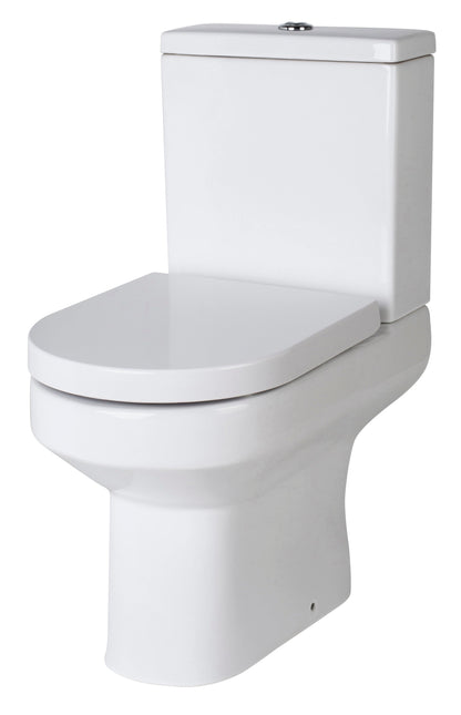 Nuie Harmony Semi Flush to Wall Toilet & Cistern