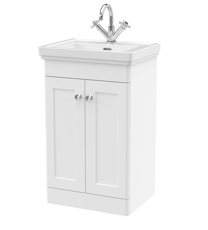 Nuie Classique 500mm Floor Standing 2 Door Vanity & Basin