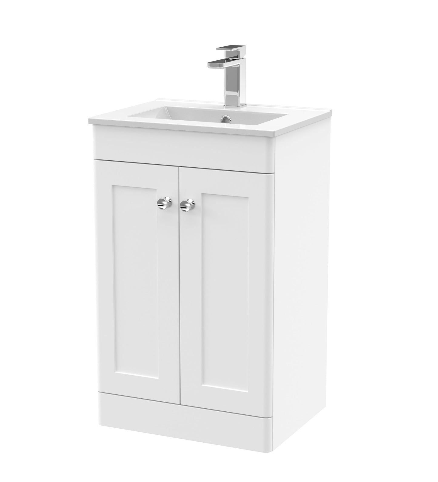 Nuie Classique 500mm Floor Standing 2 Door Vanity & Basin