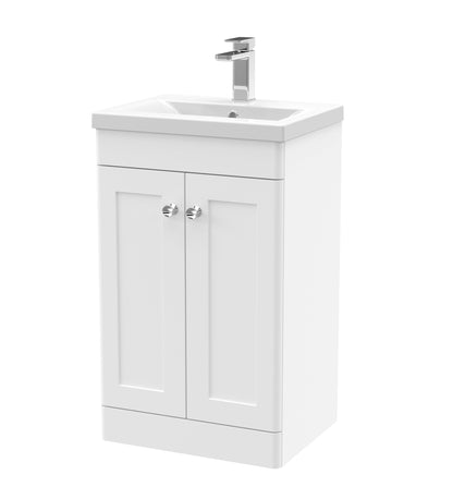 Nuie Classique 500mm Floor Standing 2 Door Vanity & Basin