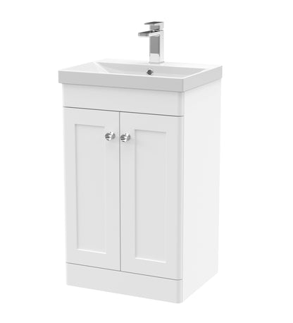 Nuie Classique 500mm Floor Standing 2 Door Vanity & Basin