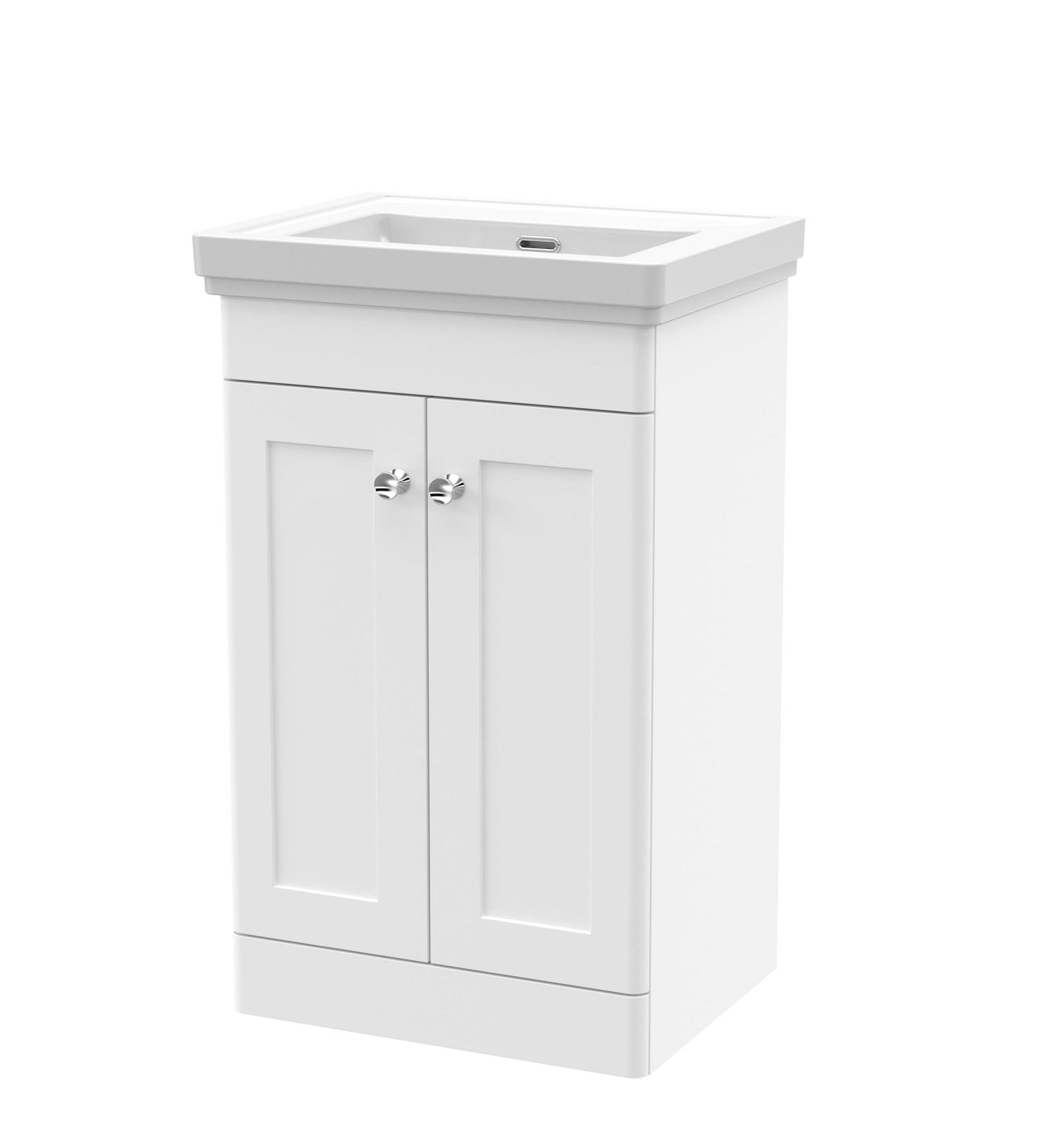 Nuie Classique 500mm Floor Standing 2 Door Vanity & Basin