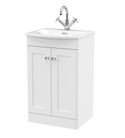 Nuie Classique 500mm Floor Standing 2 Door Vanity & Basin