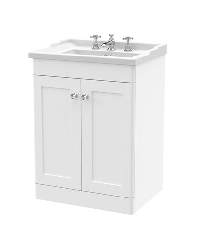 Nuie Classique 600mm Floor Standing 2 Door Vanity & Basin