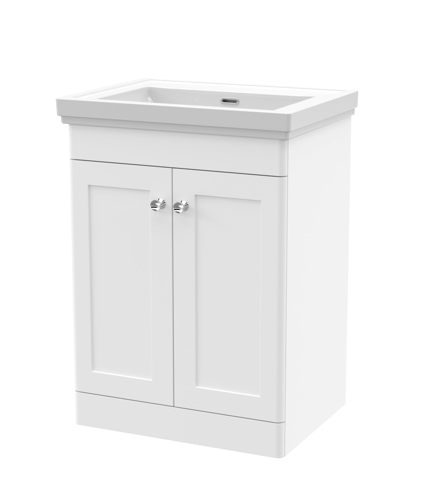 Nuie Classique 600mm Floor Standing 2 Door Vanity & Basin