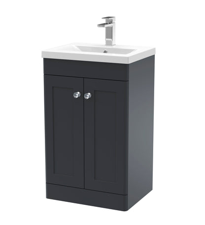 Nuie Classique 500mm Floor Standing 2 Door Vanity & Basin