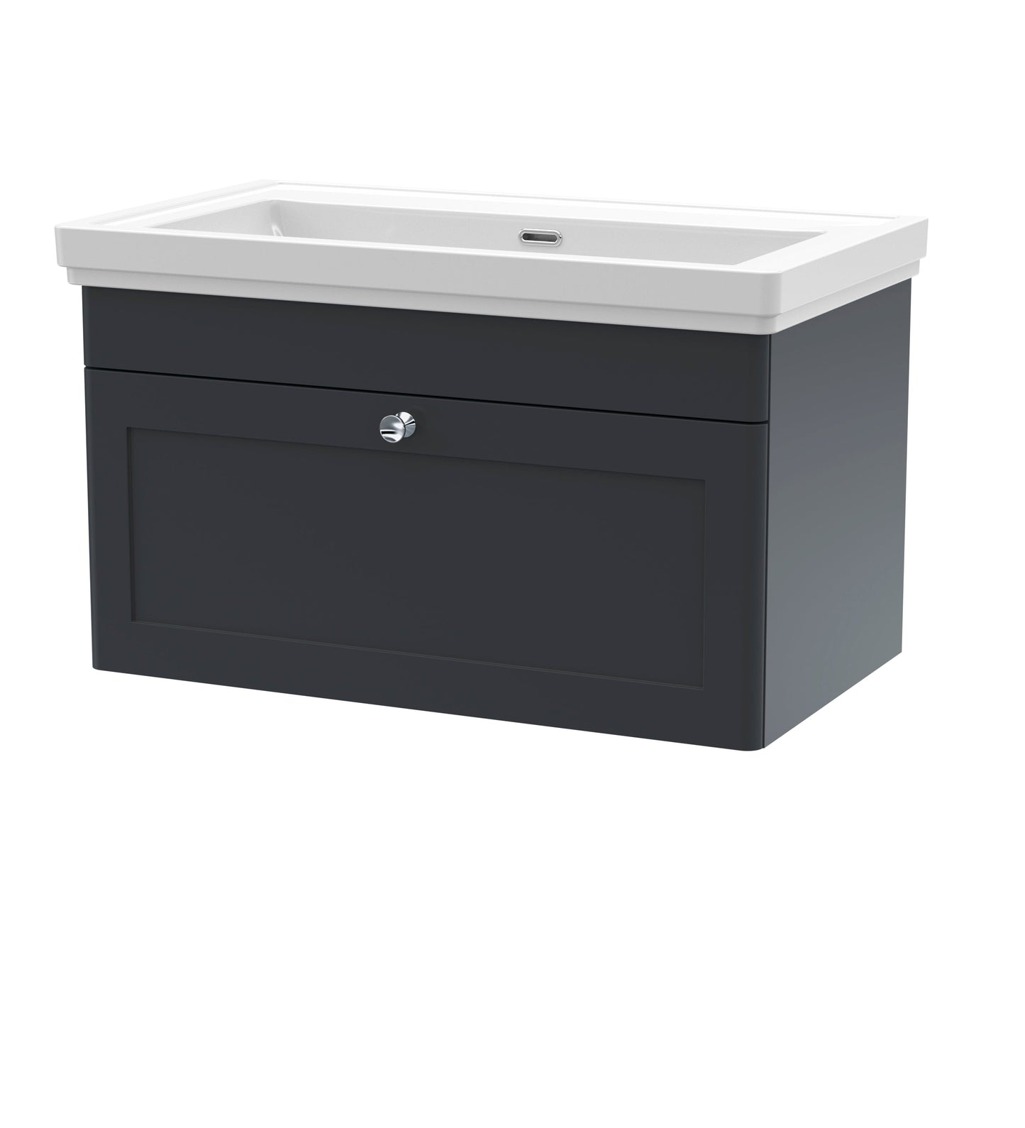 Nuie Classique 800mm Wall Hung 1 Drawer Vanity & Basin