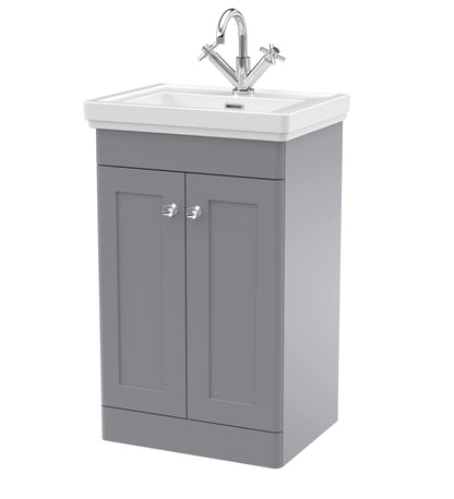 Nuie Classique 500mm Floor Standing 2 Door Vanity & Basin