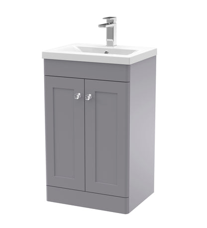 Nuie Classique 500mm Floor Standing 2 Door Vanity & Basin