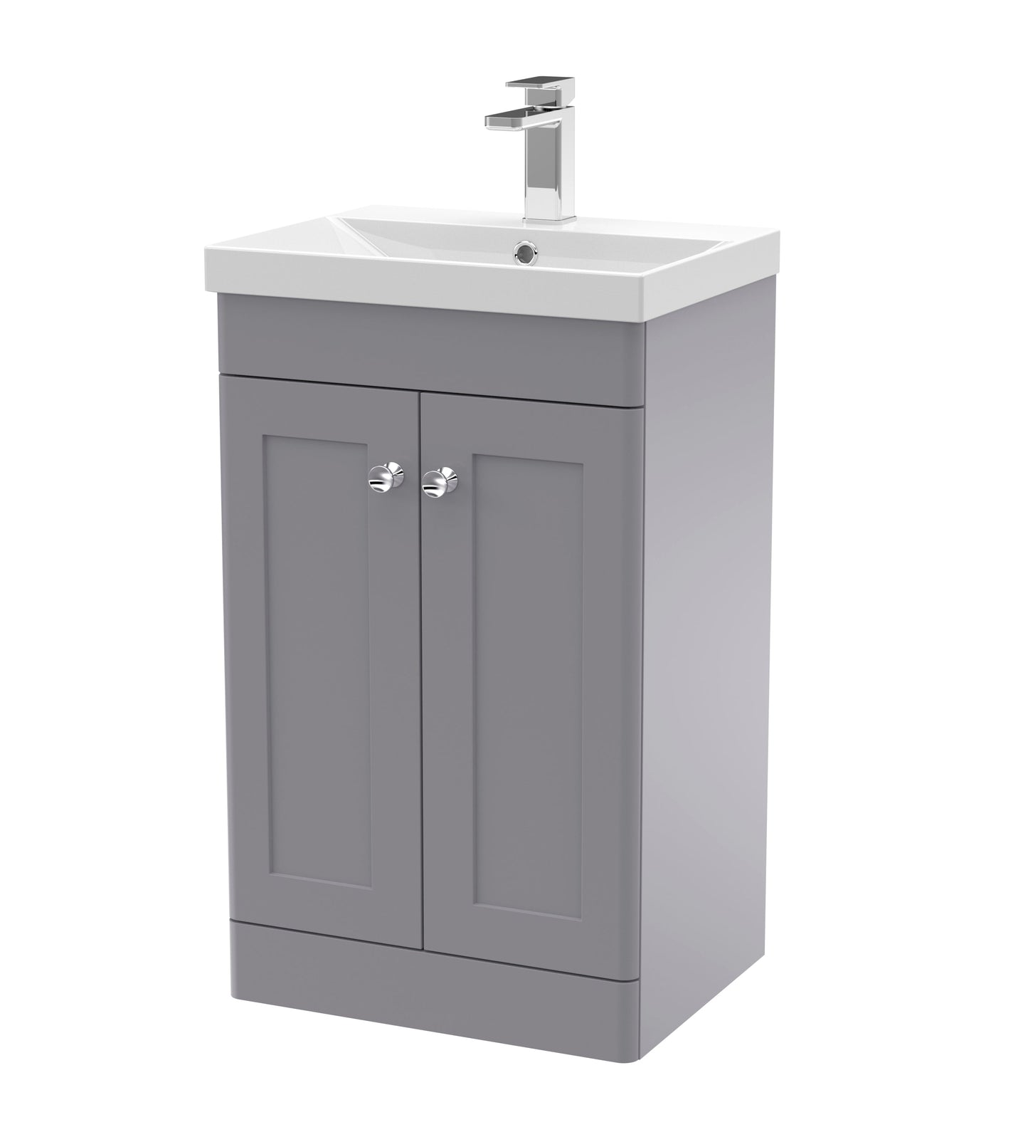 Nuie Classique 500mm Floor Standing 2 Door Vanity & Basin